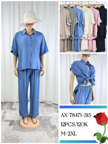 Komplety damskie , size m-2xl, paczka 12szt, mix kolor