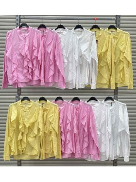 Bluzki damskie wloskie, size uni, paczka 6szt,mix kolor