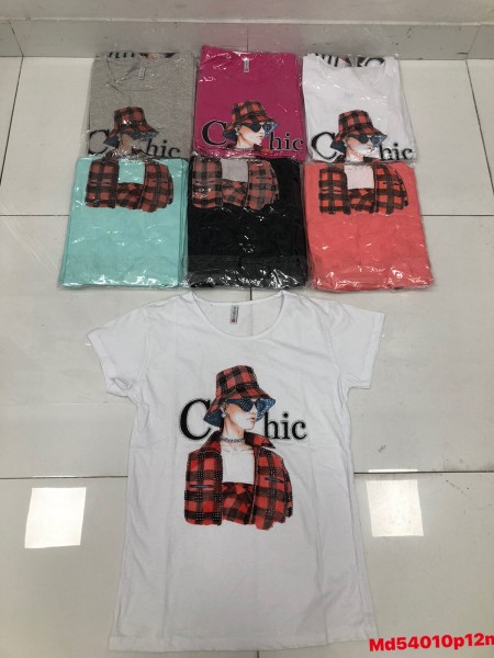Bluzki damskie , size m-xl ,paczka 12szt,mix kolor