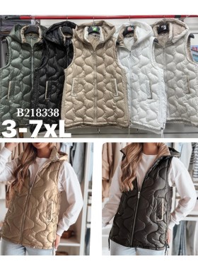 Kamizelki damskie , size 3-7xl, paczka 5szt, 1kolor