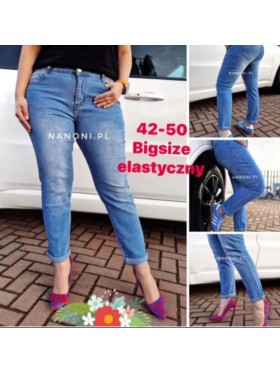 Jeansy damskie , Bigsize 42-50, paczka 10szt,