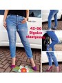 Jeansy damskie , Bigsize 42-50, paczka 10szt,