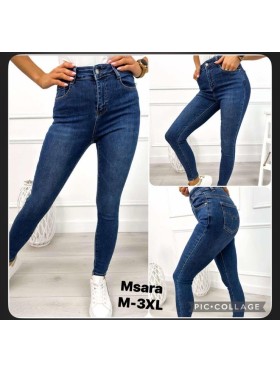 Jeansy damskie M'sara , size m-3xl, paczka 12szt,