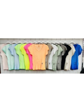 Bluzki damskie Włoskie, size uni, paczka 6szt,mix kolor
