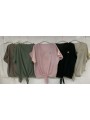 Bluzki damskie Włoskie, size uni, paczka 6szt,mix kolor