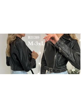 Kurtki skórzane damskie , size m-3xl, paczka 5szt, 1kolor