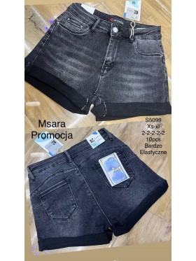 Spodenki jeansowe damskie  M'sara, size XS-XL. paczka 10szt,