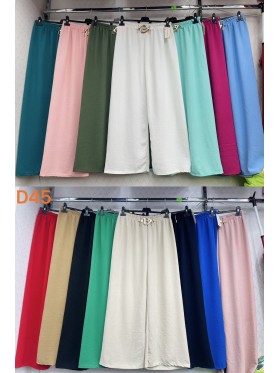 Spodnie damskie Włoski, size uni, paczka 6szt, mix kolor