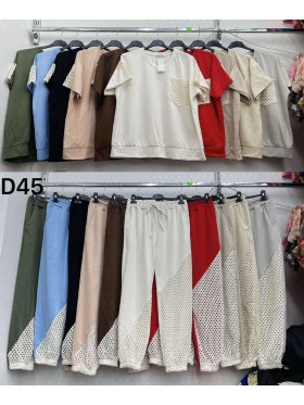 Komplety damskie Włoski, size uni, paczka 6szt,mix kolor