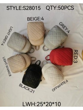 Plecaki damskie (standard 6szt ,MIX kolor .)