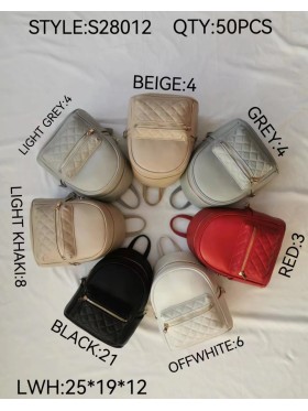 Plecaki damskie (standard 6szt ,MIX kolor .)