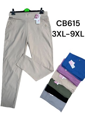 Spodnie damskie , size 3-9xl, paczka 12szt, mix kolor