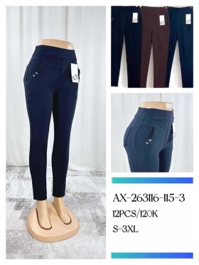 Spodnie damskie , size s-3xl, paczka 12szt, mix kolor