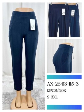 Spodnie damskie , size s-3xl, paczka 12szt, mix kolor