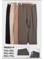 Spodnie damskie , size 3-7xl, paczka 12szt, mix kolor