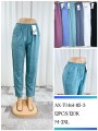 Spodnie damskie , size m-2xl, paczka 12szt, mix kolor