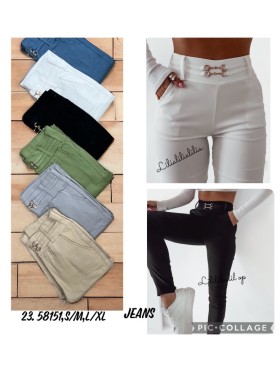 Jeansy damskie , size S-Xl, paczka 12szt, mix kolor