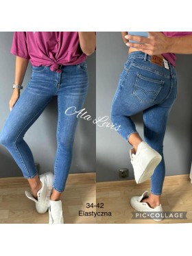 Jeansy damskie , size 34-42, paczka 10szt,