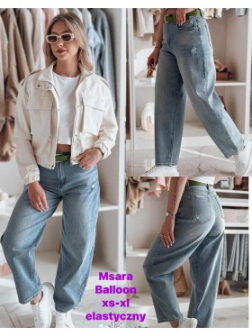 Jeansy damskie M'sara , size xs-xl, paczka 10szt,