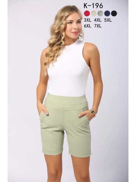 Spodenki damskie , size 3-7XL, paczka 12szt, mix kolor