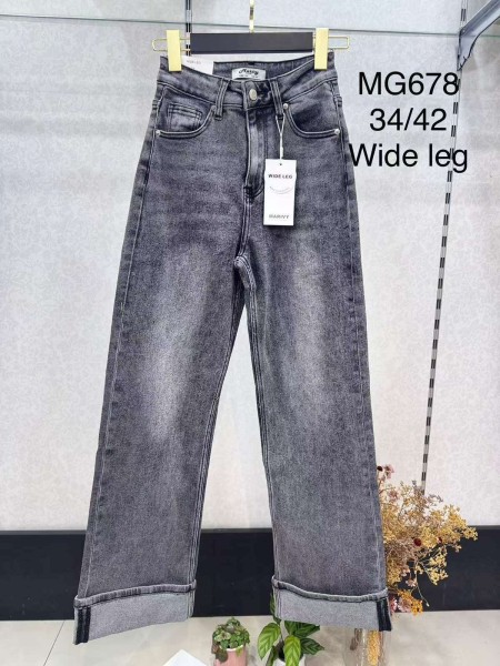 Jeansy damskie , size 34-42, paczka 10szt,