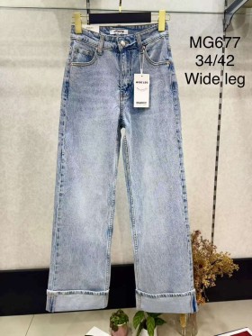 Jeansy damskie , size 34-42, paczka 10szt,