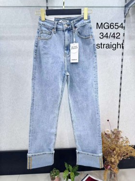 Jeansy damskie , size 34-42, paczka 10szt,