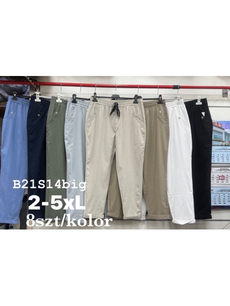 Spodnie damskie , size 2-5xl, paczka 8szt, 1kolor