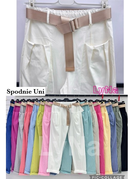 Spodnie damskie Włoski, size uni, paczka 6szt, mix kolor