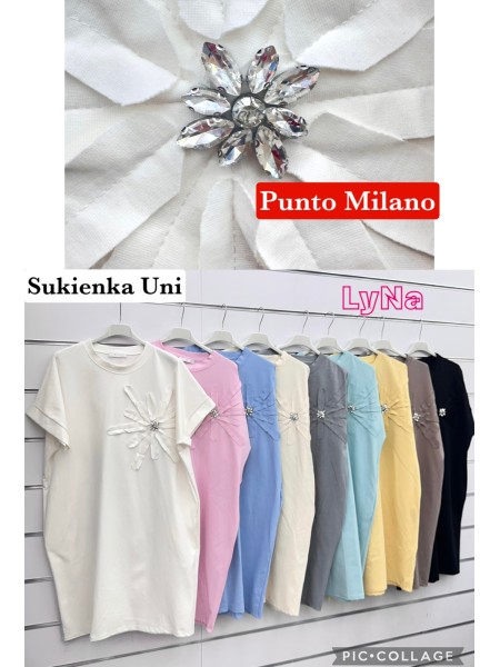 Sukienki damskie Włoski, size uni, paczka 6szt, mix kolor