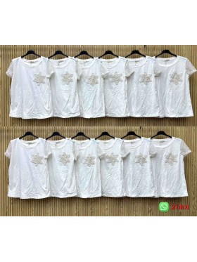 Bluzki damskie  , size UNI, paczka 6szt .mix kolor