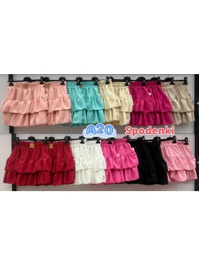 Spodenki damskie Włoski, size uni, paczka 6szt, mix kolor