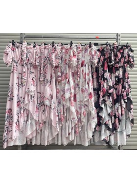 Sukienki damskie Włoski, size uni, paczka 6szt, mix kolor