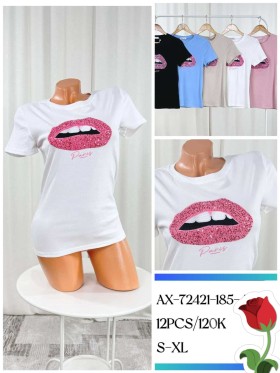 Bluzki damskie , size s-xl, paczka 12szt, mix kolor