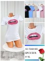 Bluzki damskie , size s-xl, paczka 12szt, mix kolor