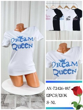 Bluzki damskie , size s-xl, paczka 12szt, mix kolor
