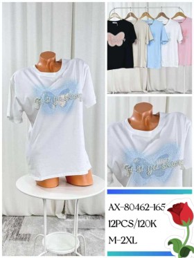 Bluzki damskie , size m-2xl, paczka 12szt, mix kolor