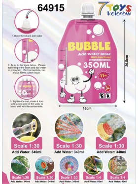 ZABAWKI BUBBLE. 12 SZT / PACZKA, KOLOR JAK NA ZDZIĘCIU