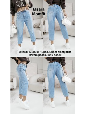 Jeansy damskie  M'sara,size xs-xl, paczka 10szt,