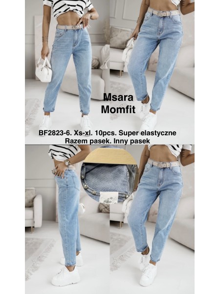Jeansy damskie  M'sara,size xs-xl, paczka 10szt,