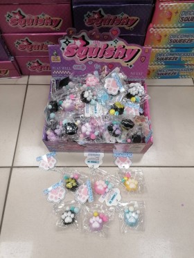 ZABAWKI SQUISHY .80SZT / PACZKA, KOLOR JAK NA ZDZIĘCIU