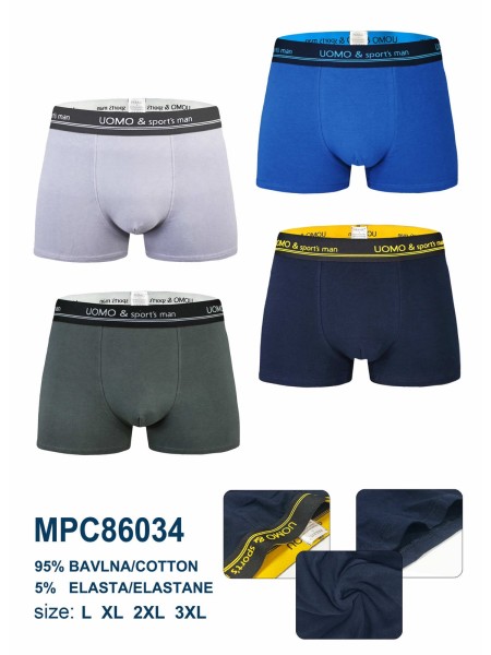 BOKSERKI MĘSKIE .SIZE: L-3-XL, (24 SZT/PACZKA) KOLOR JAK NA ZDZIĘCIU
