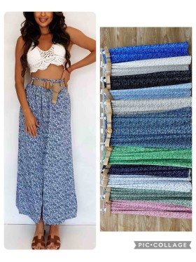 Spódnica długa damskie Włoskie , Size uni,paczka 6szt,mix kolor
