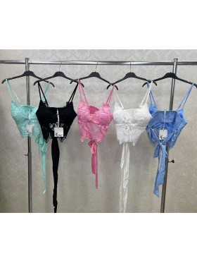 Bluzki damskie wloskie, size uni, paczka 6szt, MIX kolor