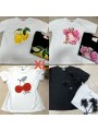 Bluzki damskie wloskie, size uni xl, paczka 6szt, MIX kolor