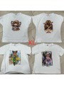 Bluzki damskie wloskie, size uni xl, paczka 6szt, MIX kolor