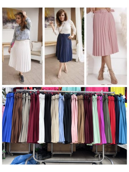 Spódnica  damskie wloskie, size uni, paczka 6szt, MIX kolor