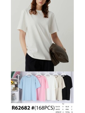 Bluzki damskie tureckie, size uni, paczka 14szt, MIX kolor