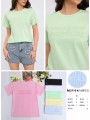 Bluzki damskie tureckie, size uni, paczka 12szt, MIX kolor