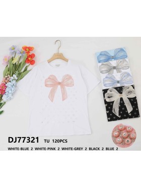 Bluzki damskie tureckie, size uni, paczka 10szt, MIX kolor